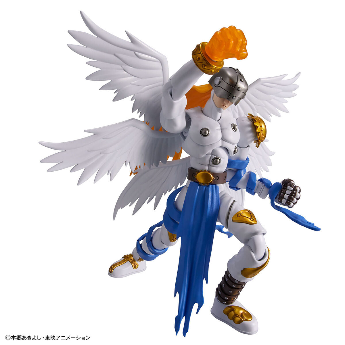 Digimon - Angemon - Figure-rise Standard Model Kit, Angel-type Digimon with movable wings and cloth parts, Nippon Figures