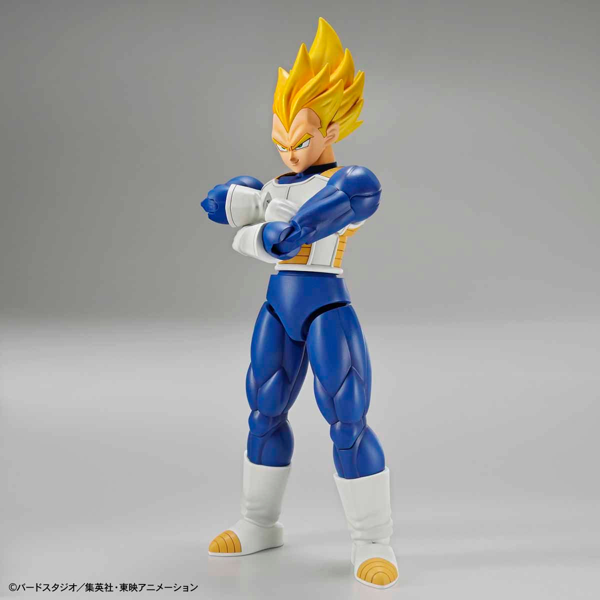 Dragon Ball - Super Saiyan Vegeta - Figure-rise Standard Model Kit, Includes Big Bang Attack and Final Flash effect parts, Stands at 145mm, Nippon Figures