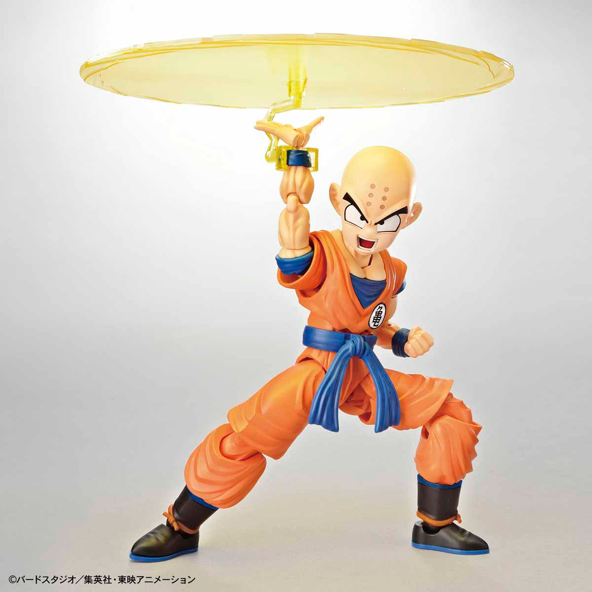 Dragon Ball - Krillin - Figure-rise Standard Model Kit (Bandai), Includes Special Effect Parts for Solar Flare and Destructo Disc, 3 Facial Expression Options, 6 Unique Forehead Patterns, Sold by Nippon Figures