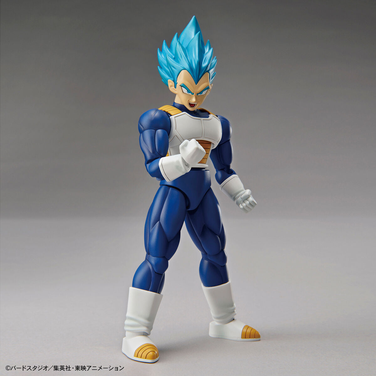 Dragon Ball - Super Saiyan God Vegeta - Figure-rise Standard Model Kit, Includes metallic molding color, two facial expression parts, two effect parts, and more, Nippon Figures