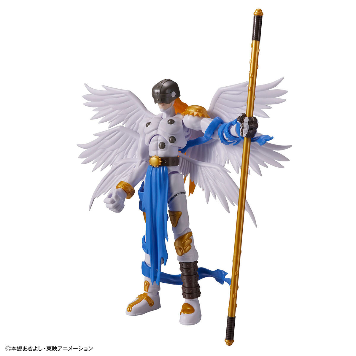 Digimon - Angemon - Figure-rise Standard Model Kit, Angel-type Digimon with movable wings and cloth parts, Nippon Figures