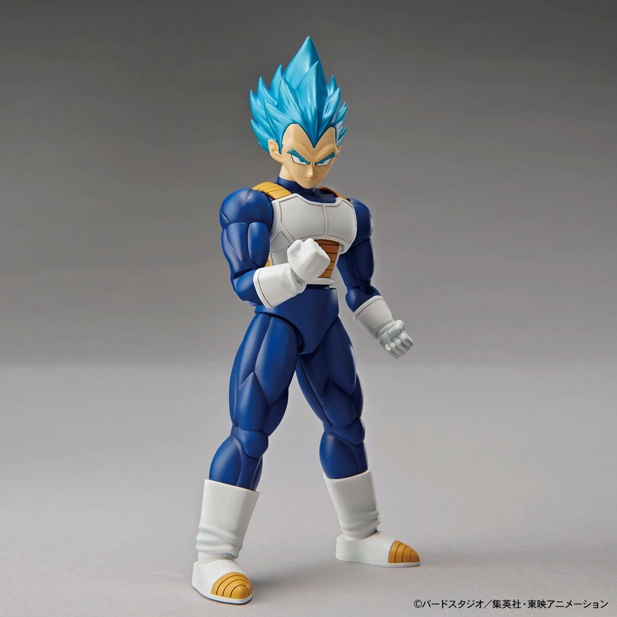 Dragon Ball - Super Saiyan God Vegeta - Figure-rise Standard Model Kit, Includes metallic molding color, two facial expression parts, two effect parts, and more, Nippon Figures