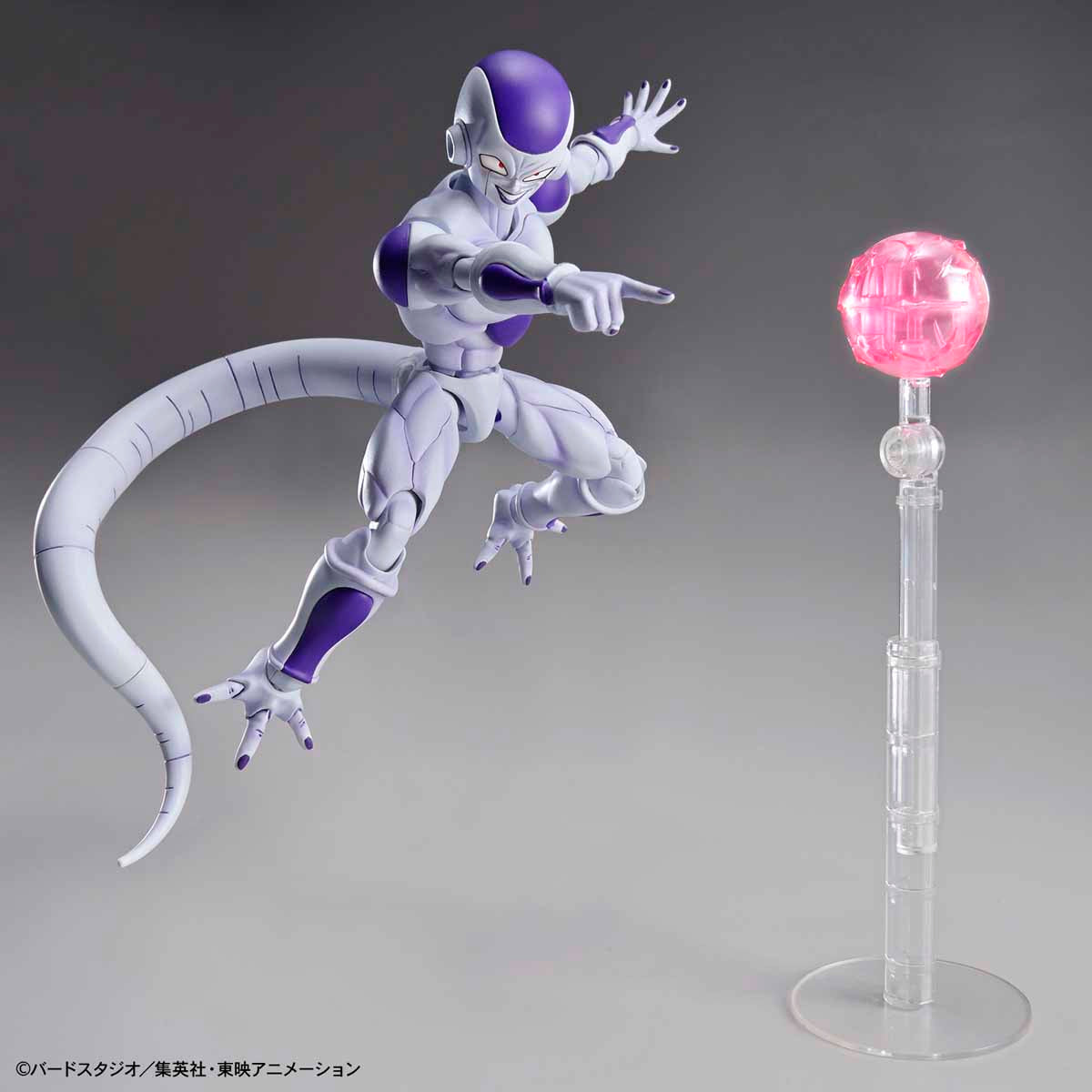 Dragon Ball - Final Form Frieza - Figure-rise Standard Model Kit, Includes Muscle Build System, 3 types of hand parts, Death Ball and Death Beam effects, 2 face expressions, and foil stickers, Nippon Figures