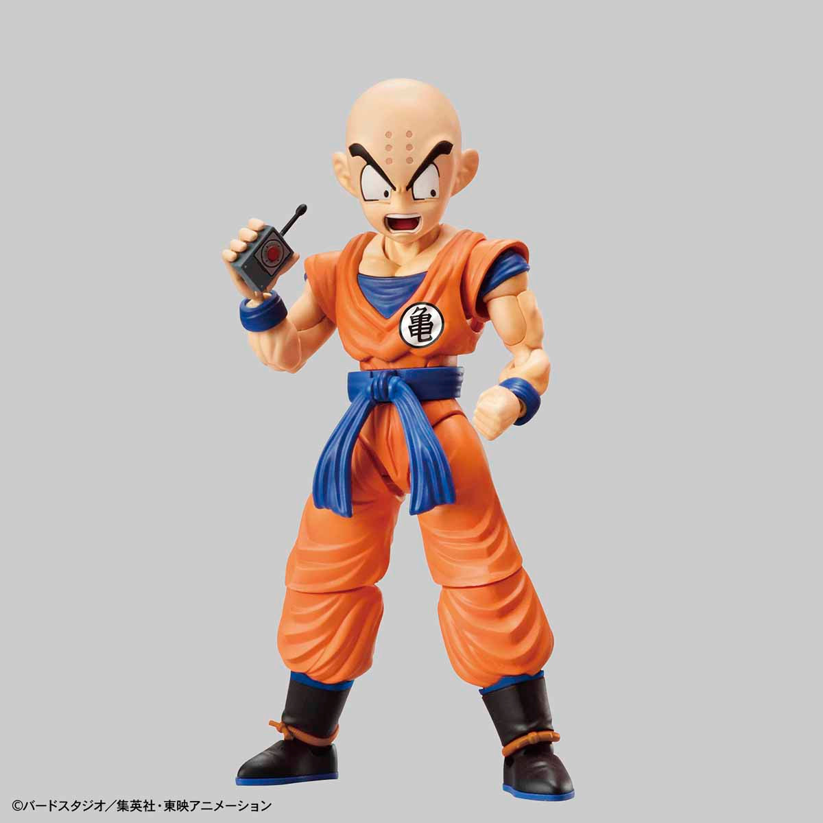 Dragon Ball - Krillin - Figure-rise Standard Model Kit (Bandai), Includes Special Effect Parts for Solar Flare and Destructo Disc, 3 Facial Expression Options, 6 Unique Forehead Patterns, Sold by Nippon Figures