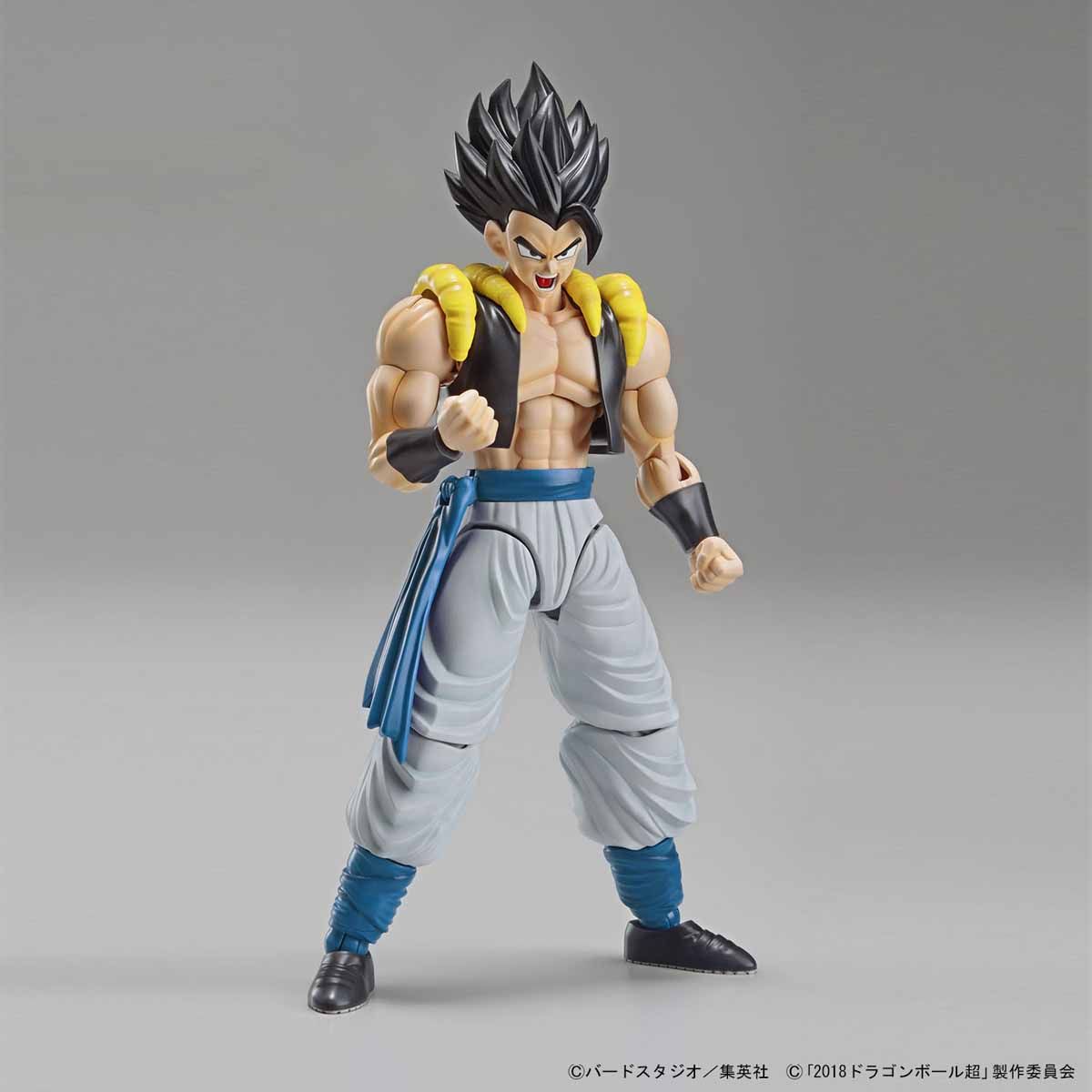 Dragon Ball - Super Saiyan God Gogeta - Figure-rise Standard Model Kit (Bandai), Includes 4 special attack effect parts and black-haired head parts, Nippon Figures