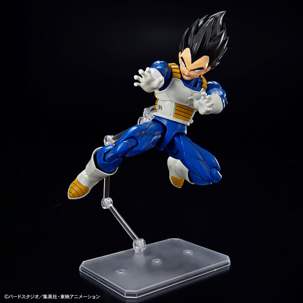 Dragon Ball - Vegeta (NEW SPEC Ver.) - Figure-rise Standard Model Kit, Upgraded Muscle Build System PLUS, Improved range of motion and joint structure, Colorful finish through molded colors, Includes various accessories and display base, Franchise: Dragon Ball, Brand: Bandai, Release Date: 2023-07-29, Type: Model Kit, Store Name: Nippon Figures