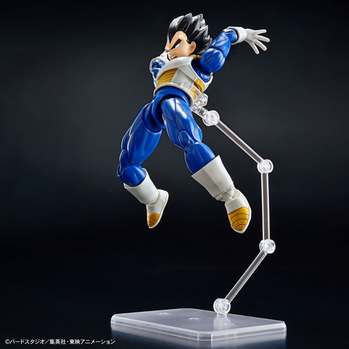 Dragon Ball - Vegeta (NEW SPEC Ver.) - Figure-rise Standard Model Kit, Upgraded Muscle Build System PLUS, Improved range of motion and joint structure, Colorful finish through molded colors, Includes various accessories and display base, Franchise: Dragon Ball, Brand: Bandai, Release Date: 2023-07-29, Type: Model Kit, Store Name: Nippon Figures