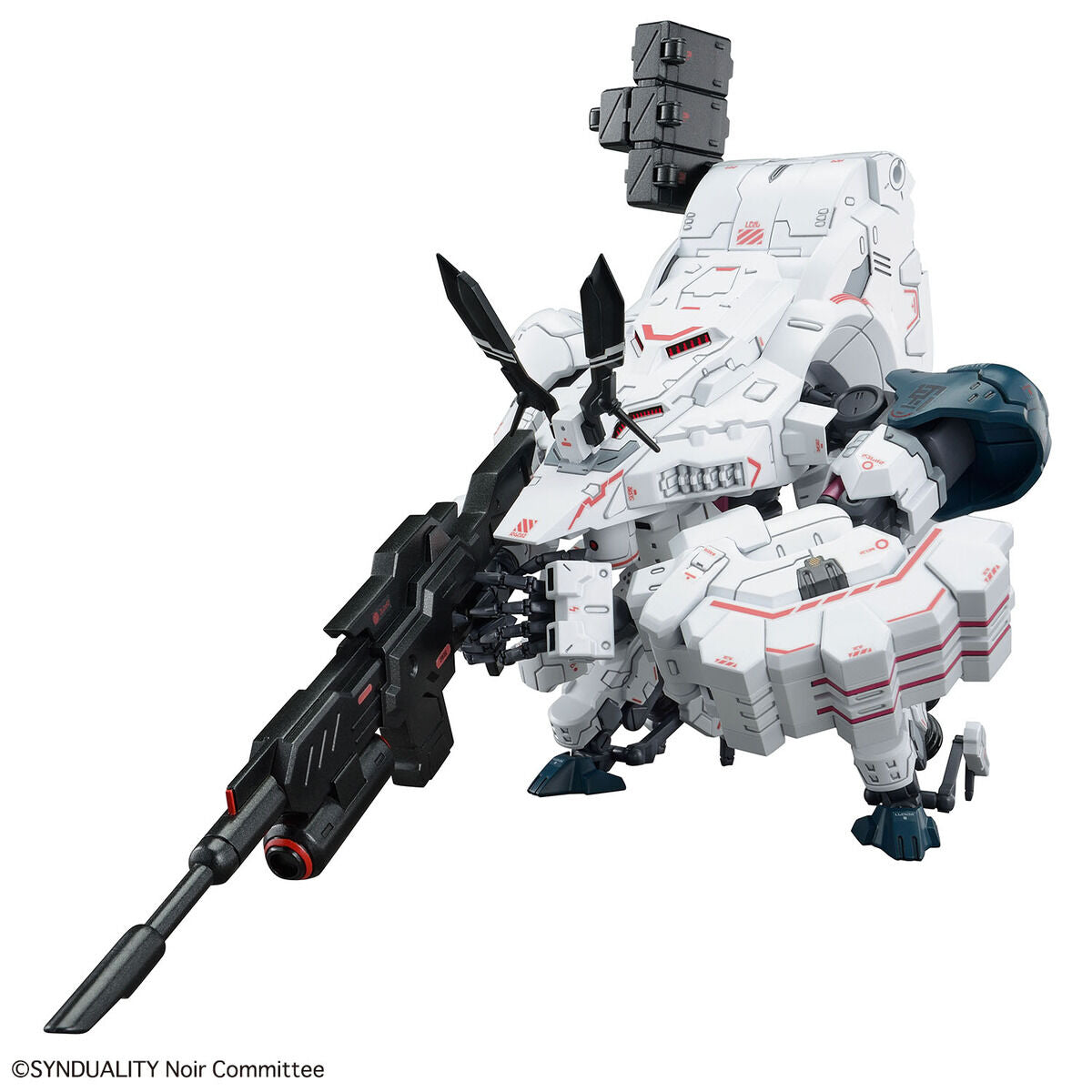 Synduality: Noir - Gilbow - HG Model Kit (Bandai), SF project "SYNDUALITY" featuring Black Mask and Schnee figures, includes weapons and gadgets, from Nippon Figures