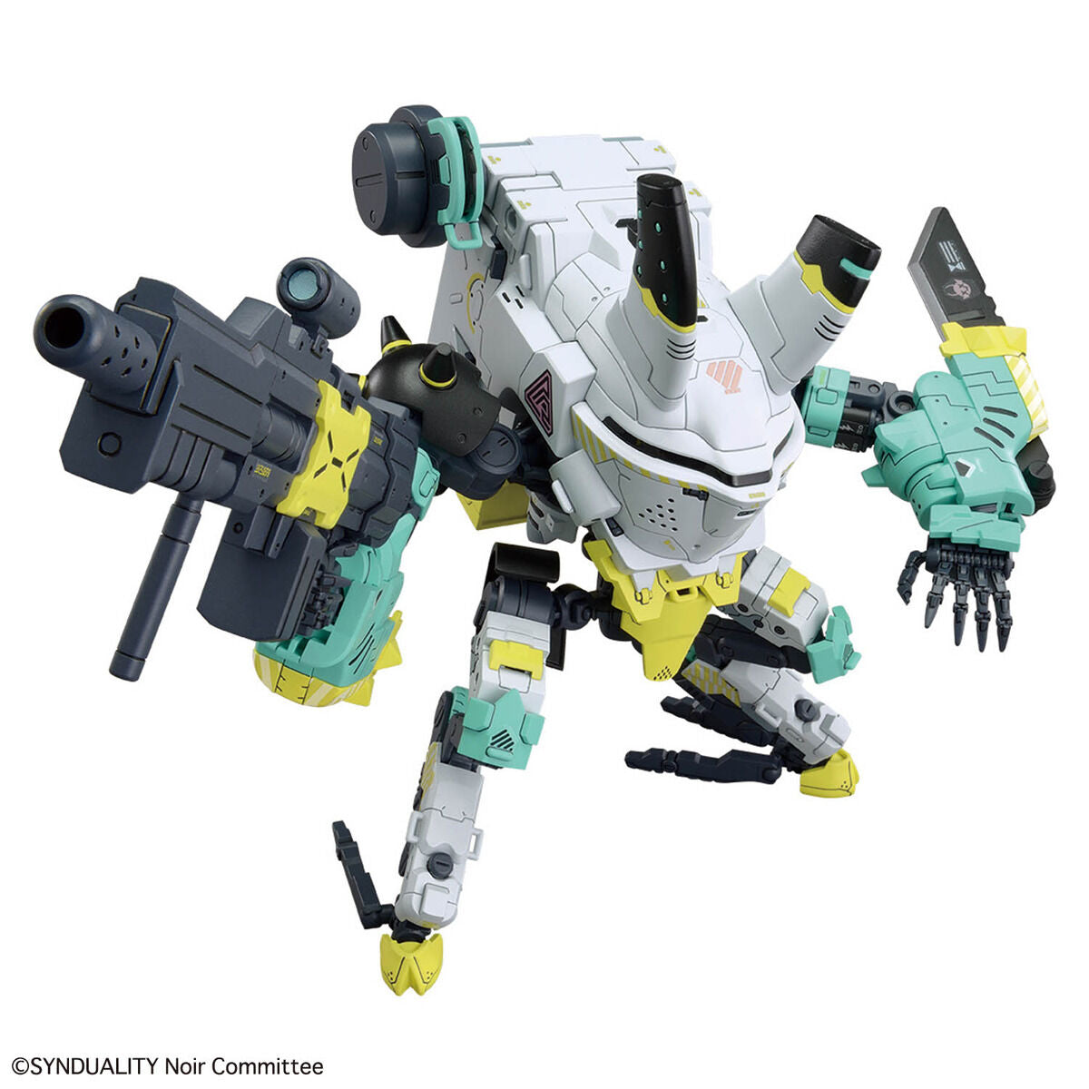 Synduality: Noir - Daisy Ogre Alter - HG Model Kit (Bandai), Upgraded mecha kit with new armaments, detailed cockpit, and dynamic posing options, Nippon Figures