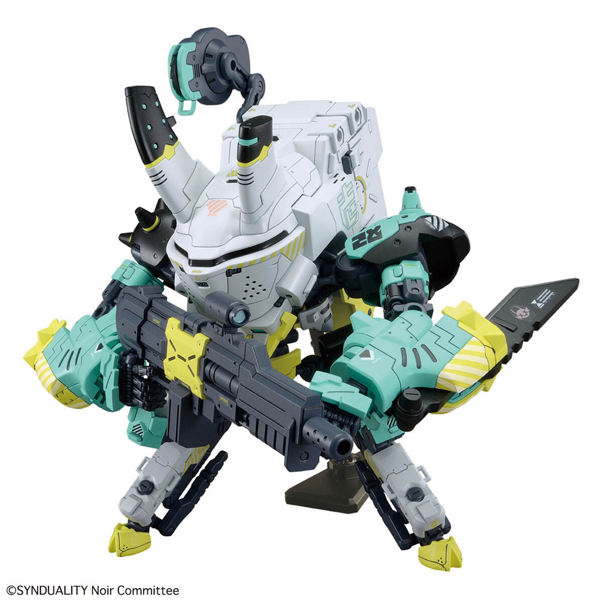 Synduality: Noir - Daisy Ogre Alter - HG Model Kit (Bandai), Upgraded mecha kit with new armaments, detailed cockpit, and dynamic posing options, Nippon Figures
