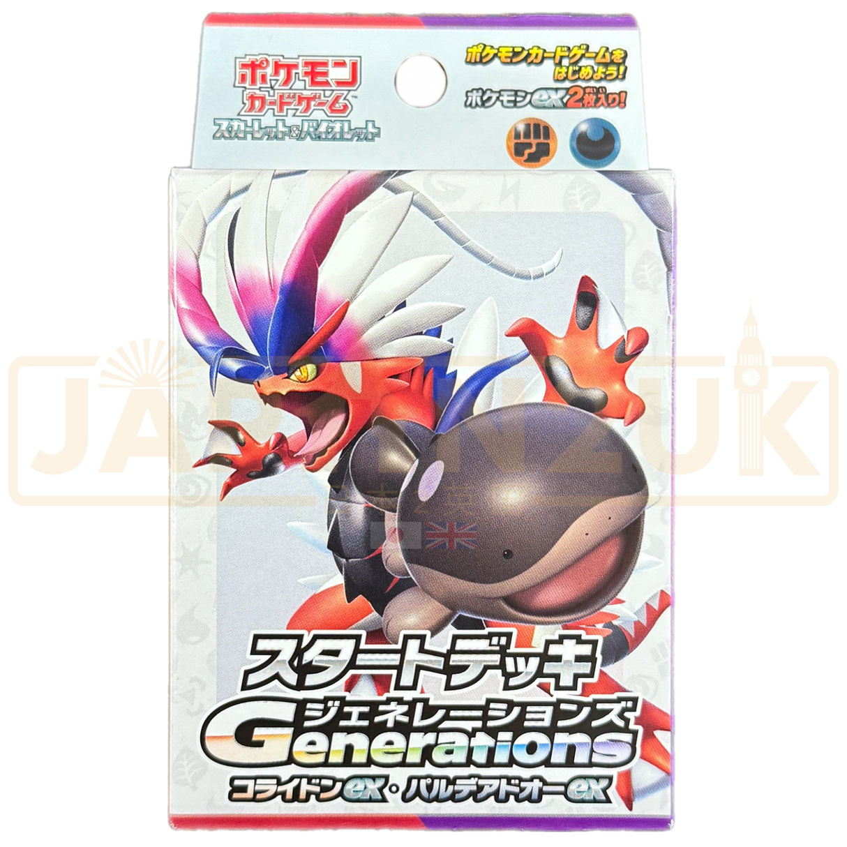 Pokemon Scarlet & Violet Generations Koraidon ex & Paldean Clodsire ex svM Japanese Starter Deck