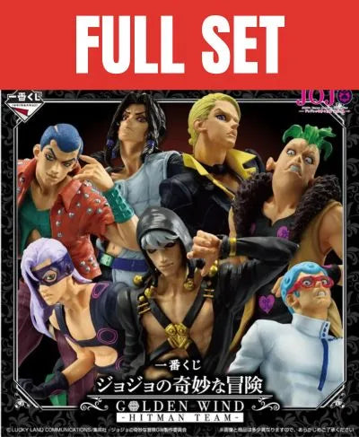 Kuji - Jojo's Bizarre Adventure Golden Wind - Hitman Team (Full Set of 80)