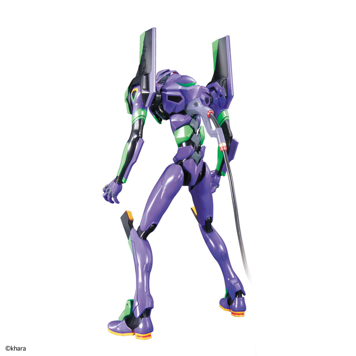 Evangelion - Unit-01 - LMHG New Theatrical Edition Model Kit, includes 2 progressive knives, 1 palette rifle, and 1 umbilical cable, sold by Nippon Figures