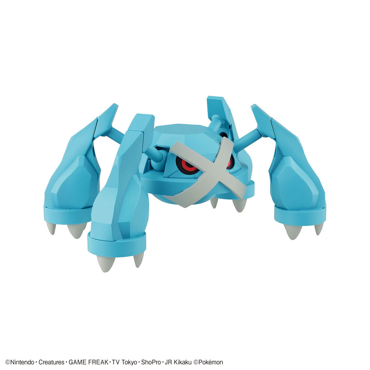 Pokémon - Metagross - Pokémon Model Kit Collection No.53 (Bandai), Axis movable leg parts for action poses, Flying pose option, Includes clear stand and sticker sheet, Franchise: Pokémon, Brand: Bandai, Release Date: 2023-02-18, Type: Model Kit, Store Name: Nippon Figures