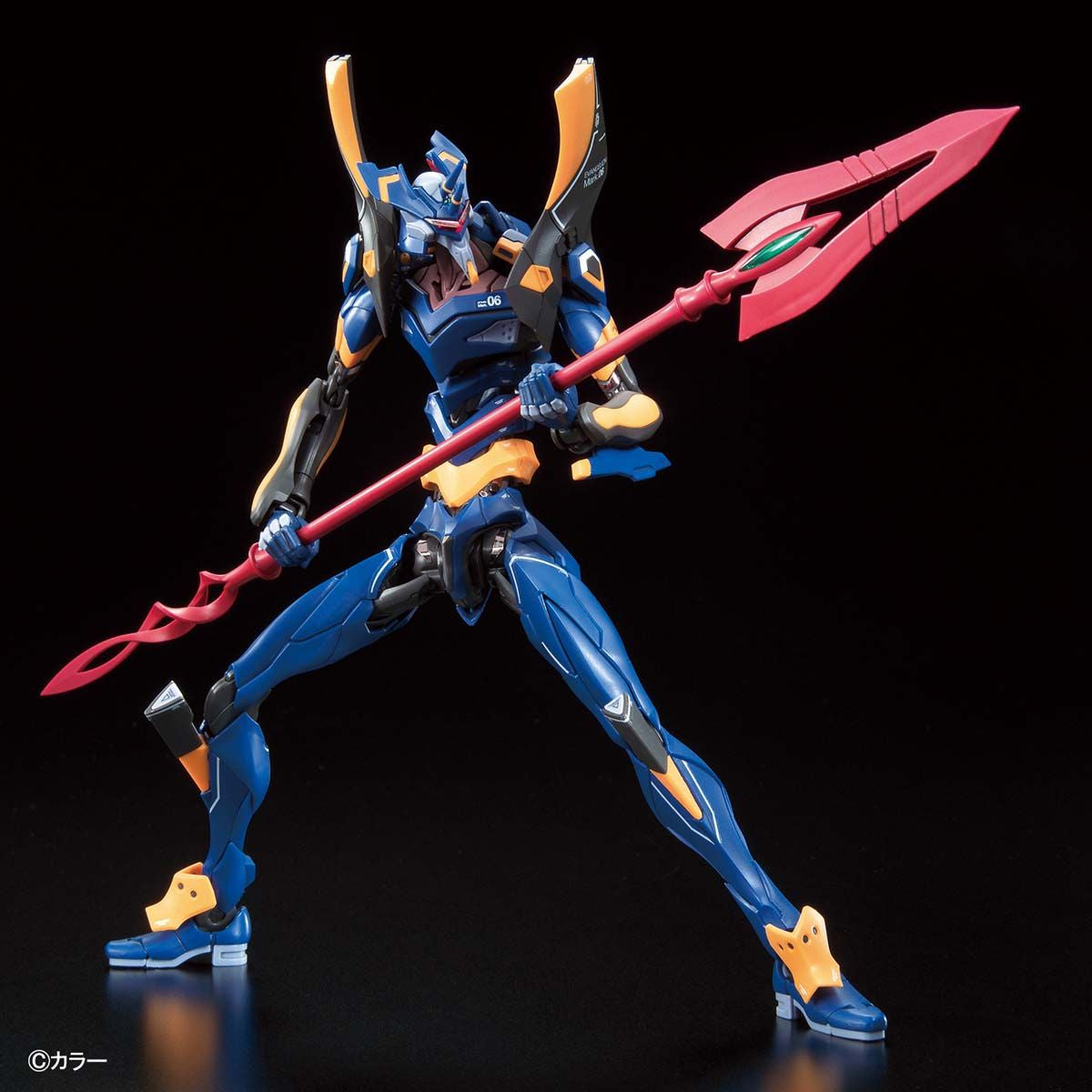 Evangelion - Mark.06 - RG Model Kit, based on "Evangelion: 3.0 You Can (Not) Redo," intricate details, includes Spear of Cassius and halo accessory, by Bandai - Nippon Figures