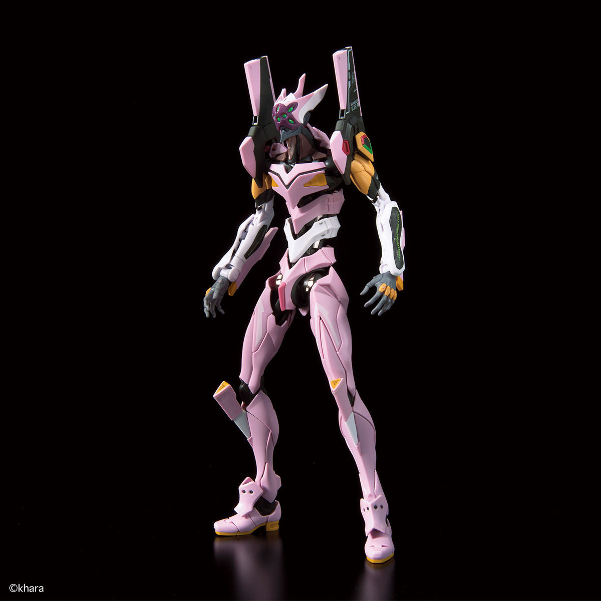 Evangelion - Unit-08 Alpha - RG Model Kit (Bandai), Includes long-distance rifle, progressive knives, palette rifle, umbilical cable, realistic decals, and hand parts, Nippon Figures