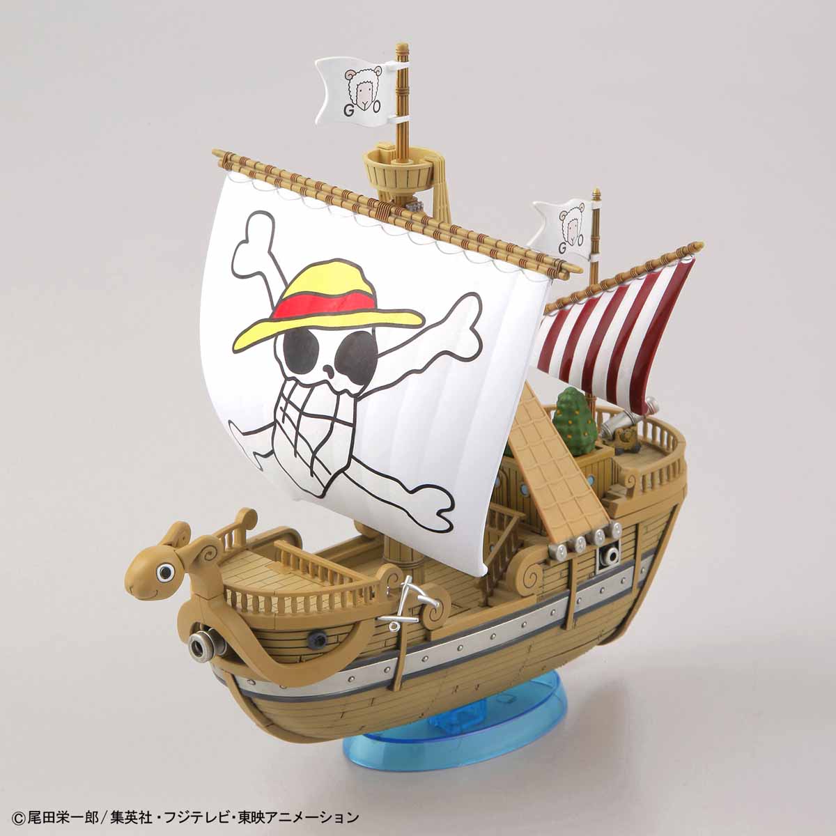 One Piece - Going Merry (Memorial Color Ver.) - Grand Ship Collection Model Kit, 20th anniversary edition of the Going Merry with wave effect parts and commemorative plate, Nippon Figures.