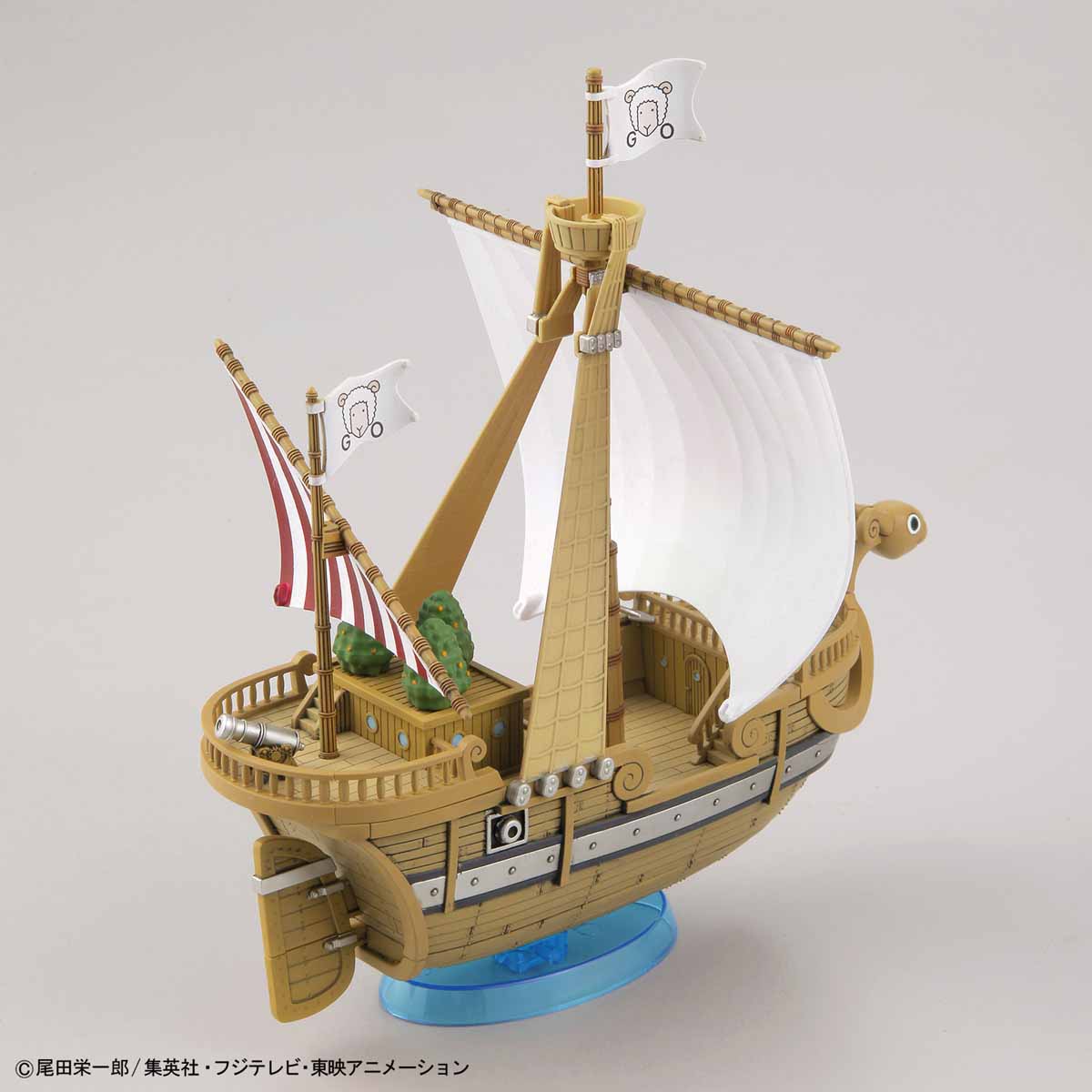 One Piece - Going Merry (Memorial Color Ver.) - Grand Ship Collection Model Kit, 20th anniversary edition of the Going Merry with wave effect parts and commemorative plate, Nippon Figures.