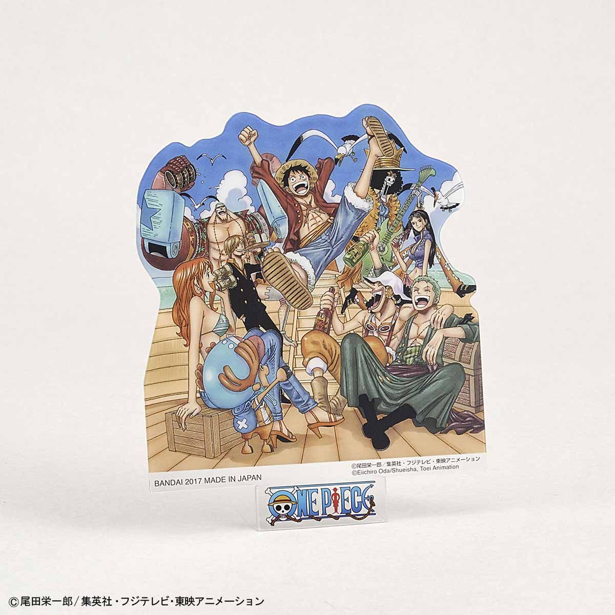 One Piece - Thousand Sunny (Memorial Color Ver.) - Grand Ship Collection Model Kit, Celebrating the 20th anniversary with a special color scheme and redesigned wave parts. Includes wave effect, molded parts, stickers, and more. From Bandai. Available at Nippon Figures.