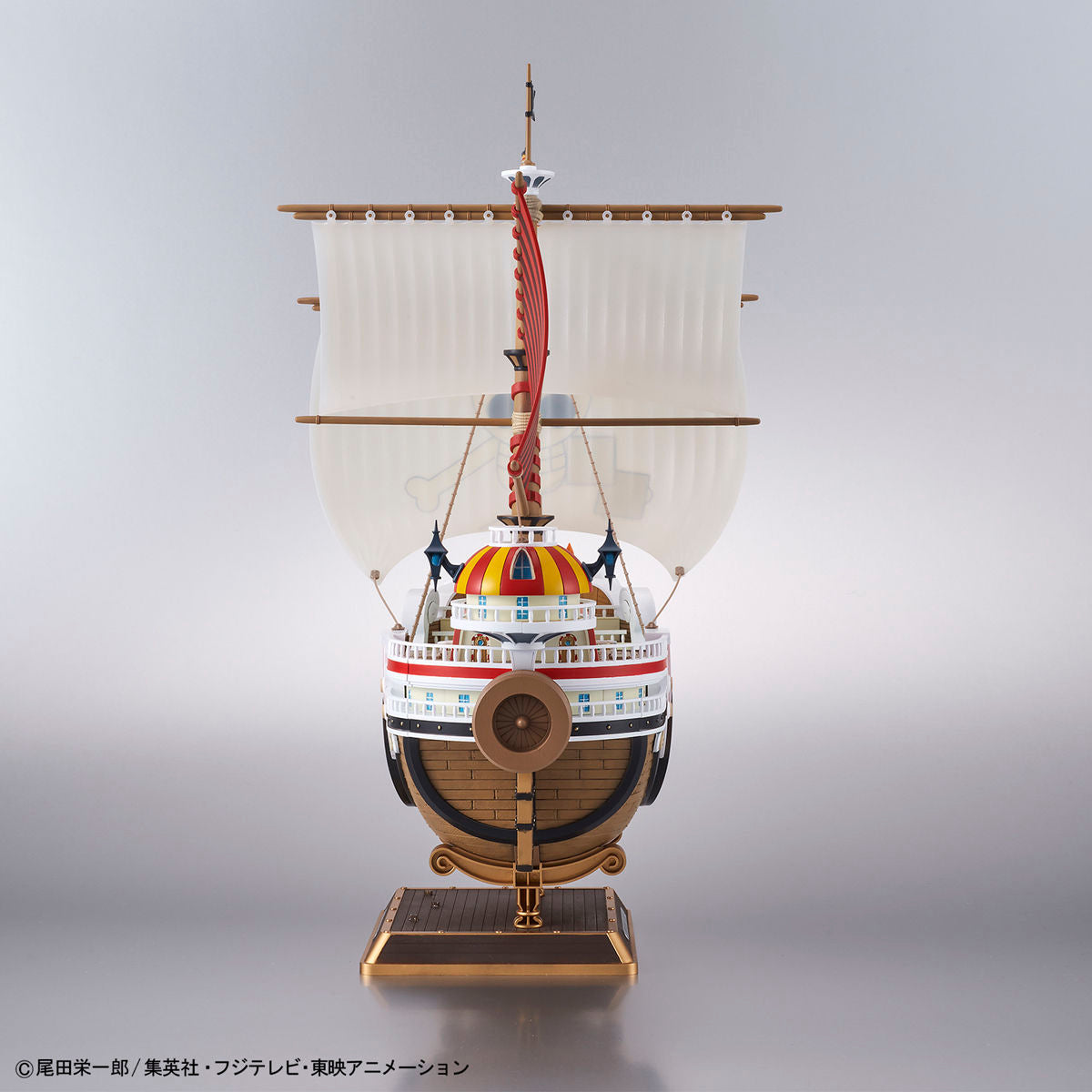 One Piece - Thousand Sunny (Wano Country Arc Ver.) - Model Kit, Straw Hat Pirates in Wano Country Arc outfits, Gaon Cannon and paddle included, Kaido's seal and water transfer decals, Shark Submerge III, Mini Merry II, Kurosai FR-U IV, dedicated display base, Bandai - Nippon Figures