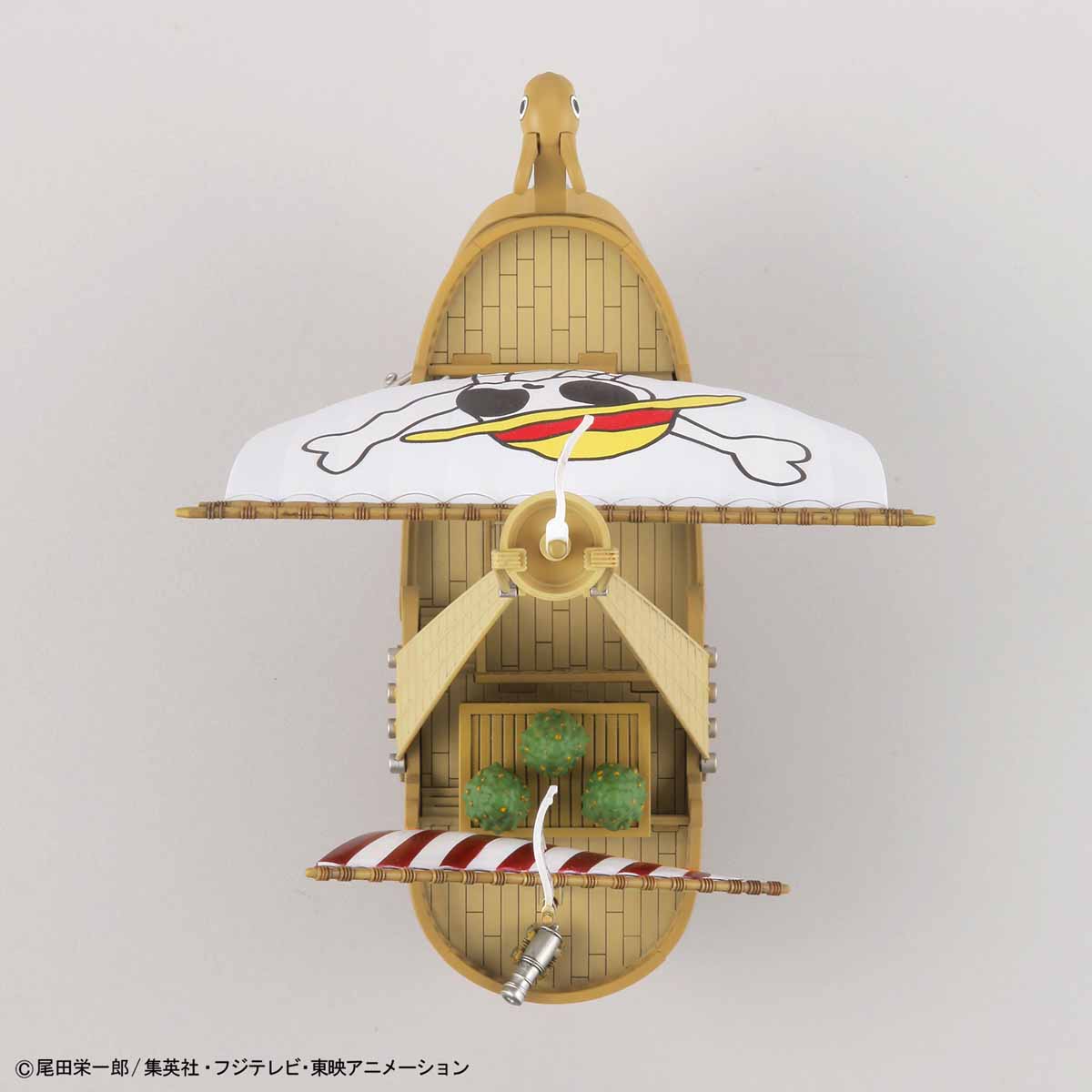 One Piece - Going Merry (Memorial Color Ver.) - Grand Ship Collection Model Kit, 20th anniversary edition of the Going Merry with wave effect parts and commemorative plate, Nippon Figures.