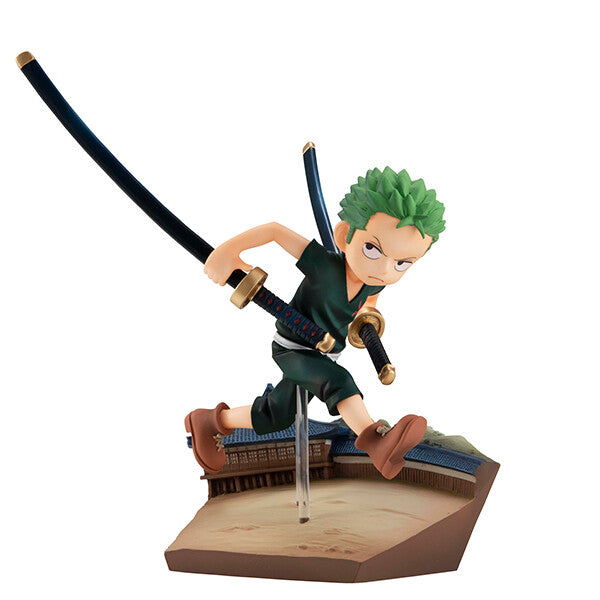 One Piece - Roronoa Zoro - G.E.M. - RUN!RUN!RUN! (MegaHouse), Franchise: One Piece, Brand: MegaHouse, Release Date: 30. Sep 2023, Type: General, Dimensions: H=140mm (5.46in), Nippon Figures