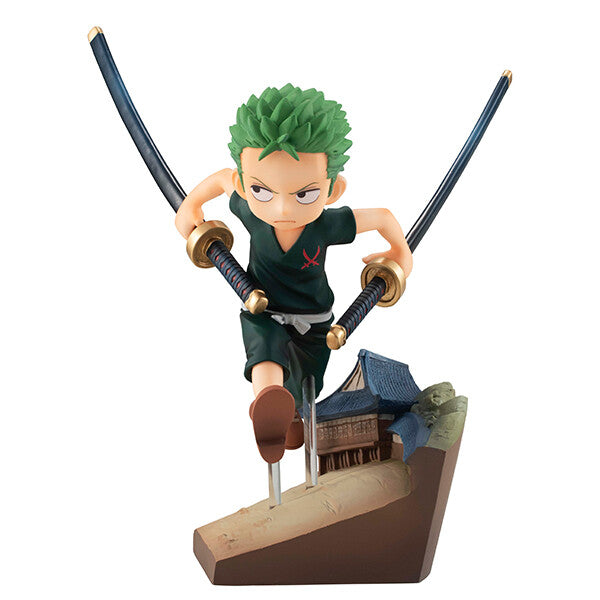 One Piece - Roronoa Zoro - G.E.M. - RUN!RUN!RUN! (MegaHouse), Franchise: One Piece, Brand: MegaHouse, Release Date: 30. Sep 2023, Type: General, Dimensions: H=140mm (5.46in), Nippon Figures