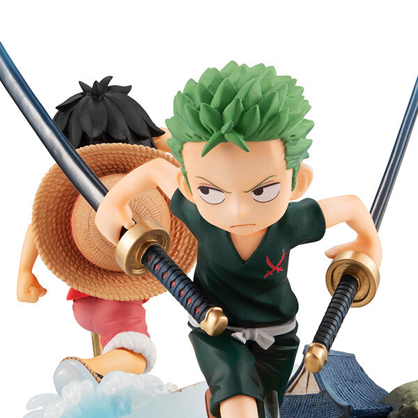 One Piece - Roronoa Zoro - G.E.M. - RUN!RUN!RUN! (MegaHouse), Franchise: One Piece, Brand: MegaHouse, Release Date: 30. Sep 2023, Type: General, Dimensions: H=140mm (5.46in), Nippon Figures