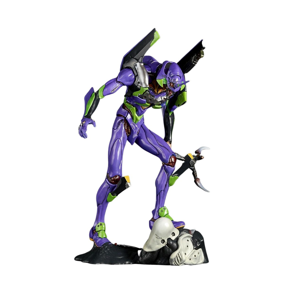 Shin Seiki Evangelion - EVA-01 - Sachiel - Artpla - Berserk (Kaiyodo), Franchise: Shin Seiki Evangelion, Type: Model Kit, Dimensions: H=230mm (8.97in), Nippon Figures