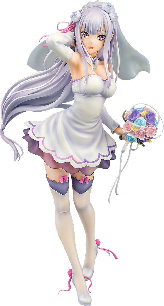 Re:Zero kara Hajimeru Isekai Seikatsu - Emilia - 1/7 - Wedding Ver. - 2024 Re-release (Phat Company), Franchise: Re:Zero kara Hajimeru Isekai Seikatsu, Brand: Phat Company, Release Date: 30. Apr 2024, Type: General, Nippon Figures