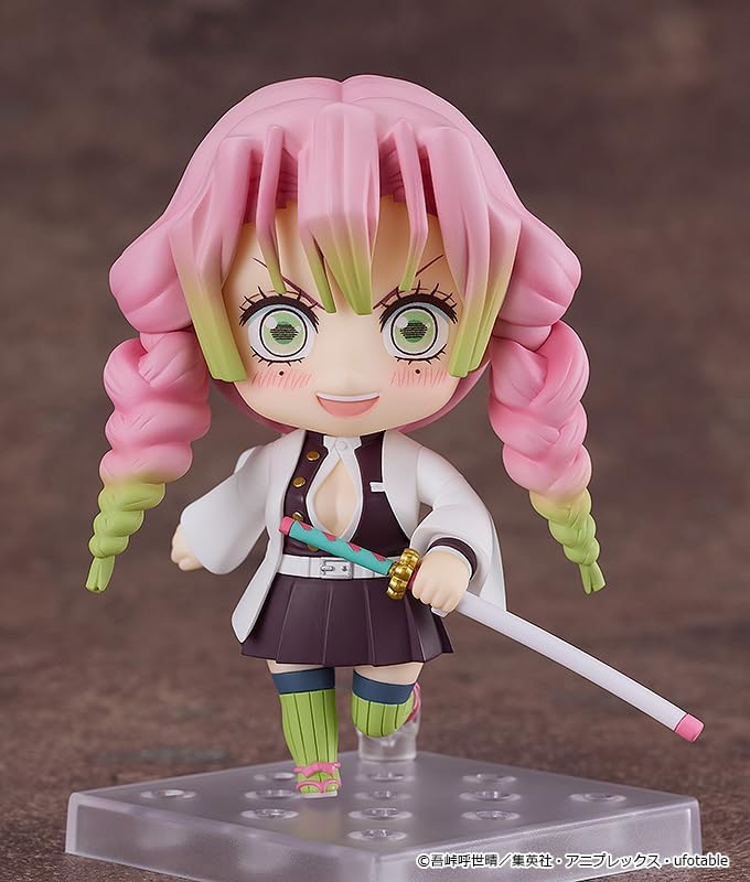 Demon Slayer - Kanroji Mitsuri - Nendoroid #2217 (Good Smile Company), Franchise: Demon Slayer, Brand: Good Smile Company, Release Date: 06. Feb 2024, Type: Nendoroid, Dimensions: H=100mm (3.9in), Nippon Figures