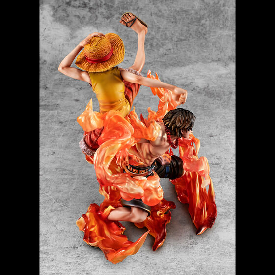 One Piece - Monkey D. Luffy - Portgas D. Ace - Portrait Of Pirates Maximum - Kyoudai no Kizuna, 20th LIMITED Ver. (MegaHouse), Franchise: One Piece, Brand: MegaHouse, Release Date: 31. Oct 2024, Dimensions: W=200mm (7.8in) L=230mm (8.97in) H=245mm (9.56in), Store Name: Nippon Figures