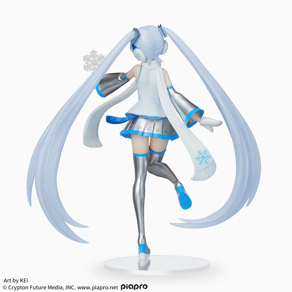 Vocaloid - Hatsune Miku - Luminasta - Snow Miku Skytown Ver. (SEGA), Franchise: Vocaloid, Brand: SEGA, Release Date: 31. Jan 2024, Type: Prize, Dimensions: W=200mm (7.8in) H=220mm (8.58in), Nippon Figures