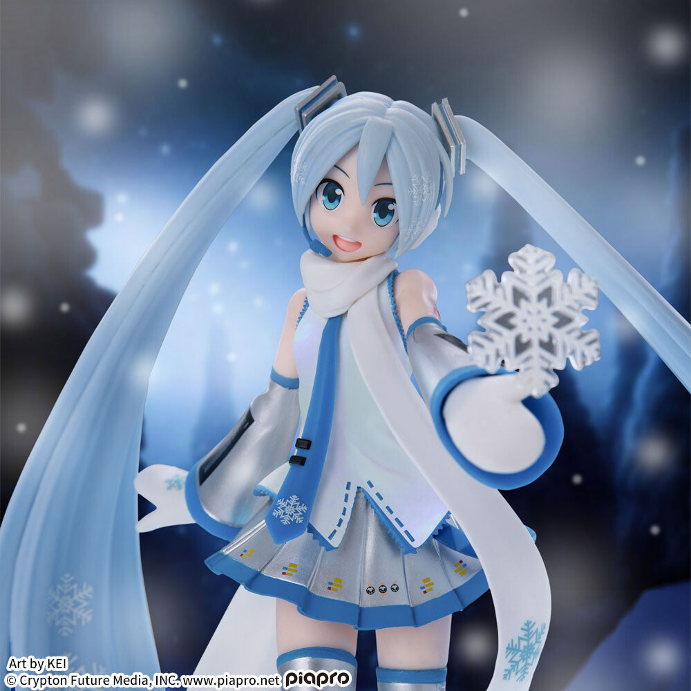 Vocaloid - Hatsune Miku - Luminasta - Snow Miku Skytown Ver. (SEGA), Franchise: Vocaloid, Brand: SEGA, Release Date: 31. Jan 2024, Type: Prize, Dimensions: W=200mm (7.8in) H=220mm (8.58in), Nippon Figures