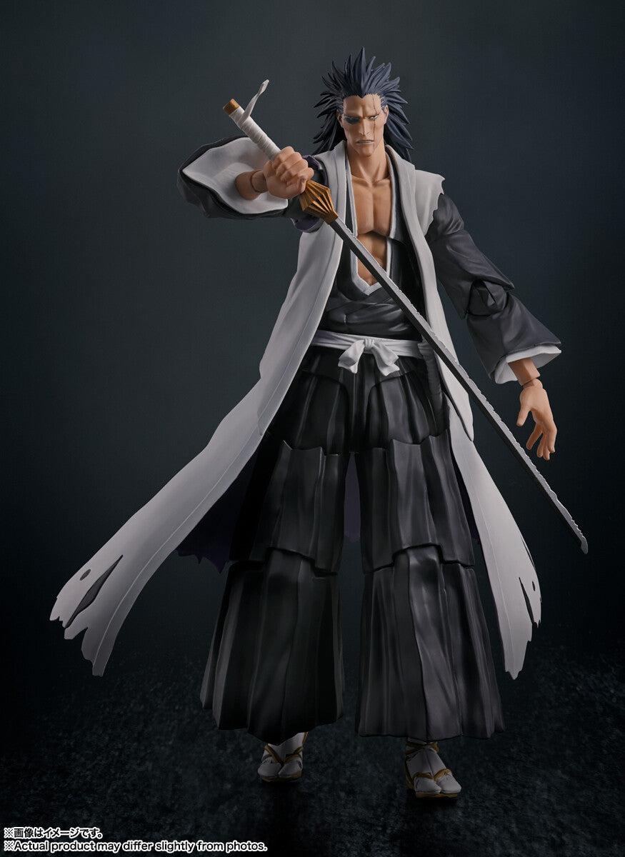 Bleach: Thousand-Year Blood War - Zaraki Kenpachi - S.H.Figuarts (Bandai Spirits), Action figure with dimensions H=170mm (6.63in), available at Nippon Figures