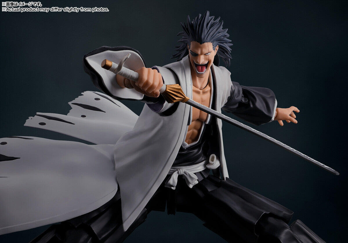 Bleach: Thousand-Year Blood War - Zaraki Kenpachi - S.H.Figuarts (Bandai Spirits), Action figure with dimensions H=170mm (6.63in), available at Nippon Figures