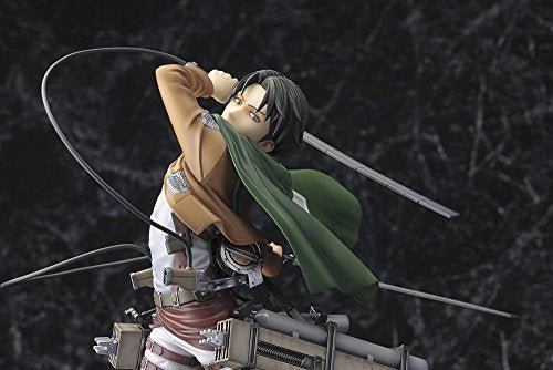 Attack on Titan - Levi Ackerman - ARTFX J - 1/8 (Kotobukiya), Franchise: Attack on Titan, Release Date: 17. Dec 2018, Dimensions: H=280 mm (10.92 in), Scale: 1/8, Material: ABS, PVC, Store Name: Nippon Figures