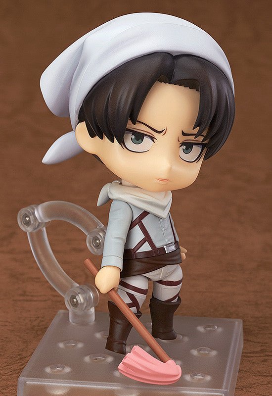 Attack on Titan - Levi Ackerman - Nendoroid #417 - Cleaning ver. (Good Smile Company), Franchise: Attack on Titan, Brand: Good Smile Company, Release Date: 02. Jul 2014, Type: Nendoroid, Store Name: Nippon Figures