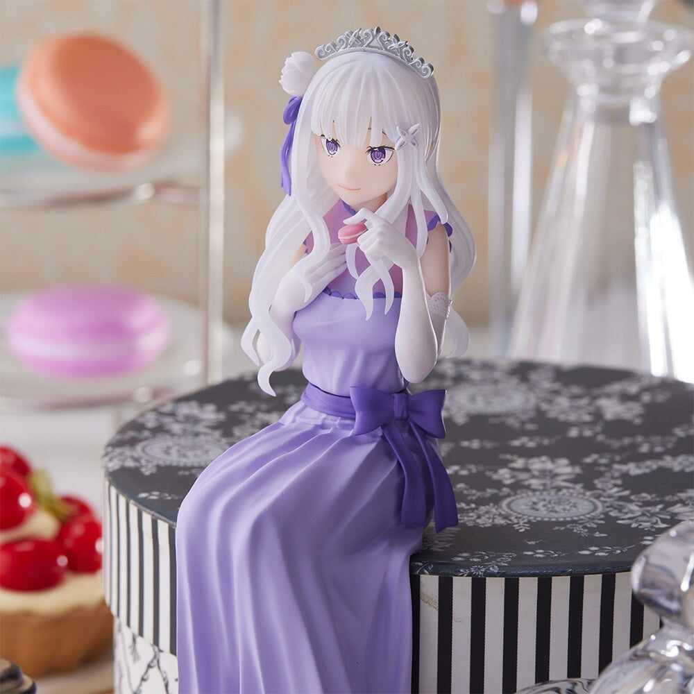 Re:Zero kara Hajimeru Isekai Seikatsu - Emilia - Premium Chokonose Figure - Lost in Memories, Dressed-Up Party Ver. (SEGA), Franchise: Re:Zero kara Hajimeru Isekai Seikatsu, Brand: SEGA, Release Date: 09. Sep 2022, Type: Prize, Dimensions: H=140mm (5.46in), Store Name: Nippon Figures