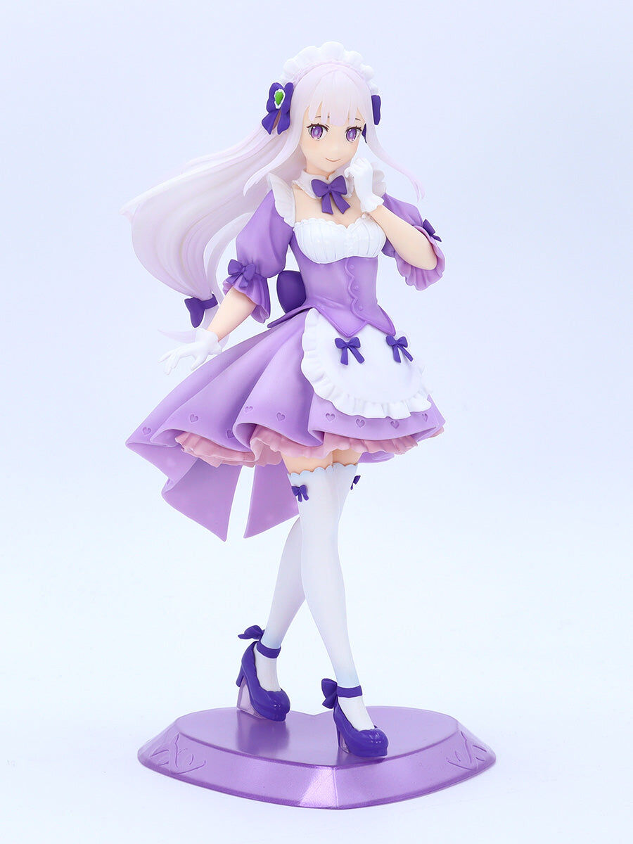 Re:Zero kara Hajimeru Isekai Seikatsu - Emilia - Tenitol - Yumekawa Maid (FuRyu), Franchise: Re:Zero kara Hajimeru Isekai Seikatsu, Brand: FuRyu, Release Date: 30. Sep 2024, Type: General, Dimensions: H=215mm (8.39in), Store Name: Nippon Figures
