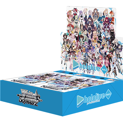 Hololive Production Vol.2 - Weiss Schwarz Card Game - Booster Box, Franchise: Hololive Production Vol.2, Brand: Weiss Schwarz, Release Date: 2023-03-24, Type: Trading Cards, Cards per Pack: 9, Packs per Box: 16, Nippon Figures
