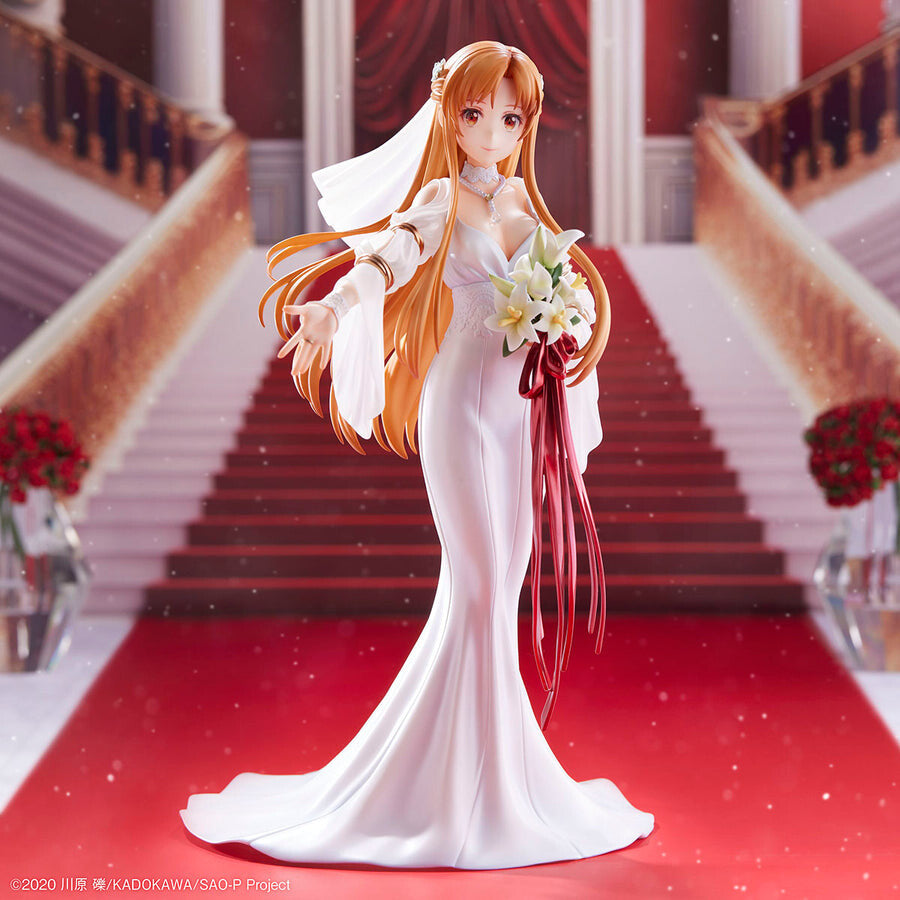Sword Art Online - Asuna - 1/7 - Wedding Ver. (Design Coco, Parco Oneslash), Franchise: Sword Art Online, Brand: Design Coco, Parco Oneslash As Planning, Release Date: 31. Mar 2025, Type: General, Dimensions: H=248mm (9.67in, 1:1=1.74m), Scale: 1/7, Store Name: Nippon Figures