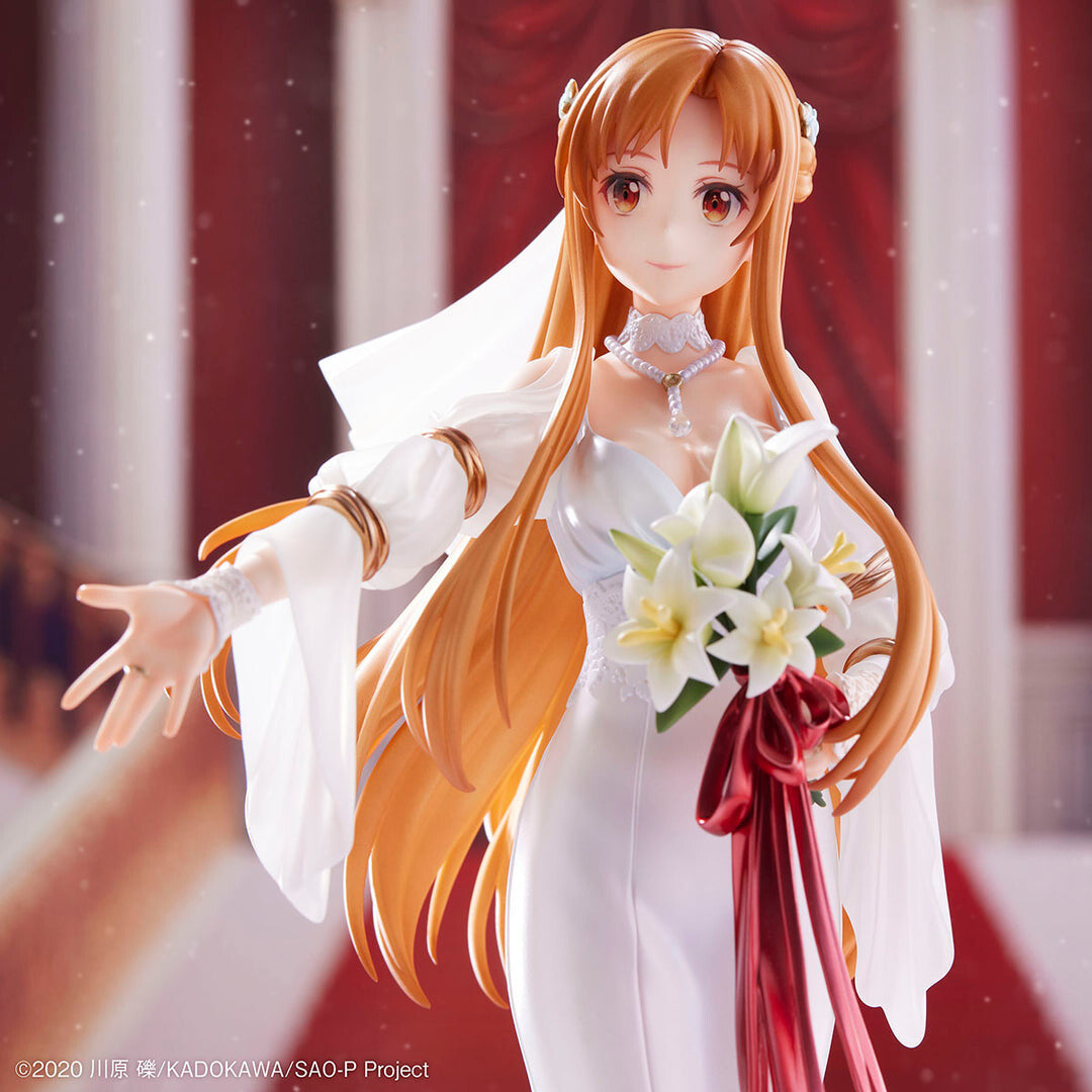 Sword Art Online - Asuna - 1/7 - Wedding Ver. (Design Coco, Parco Oneslash), Franchise: Sword Art Online, Brand: Design Coco, Parco Oneslash As Planning, Release Date: 31. Mar 2025, Type: General, Dimensions: H=248mm (9.67in, 1:1=1.74m), Scale: 1/7, Store Name: Nippon Figures