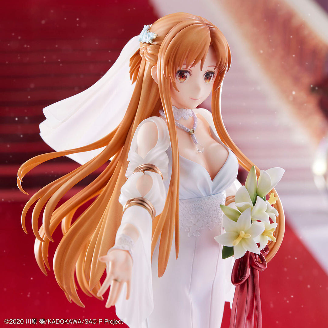 Sword Art Online - Asuna - 1/7 - Wedding Ver. (Design Coco, Parco Oneslash), Franchise: Sword Art Online, Brand: Design Coco, Parco Oneslash As Planning, Release Date: 31. Mar 2025, Type: General, Dimensions: H=248mm (9.67in, 1:1=1.74m), Scale: 1/7, Store Name: Nippon Figures