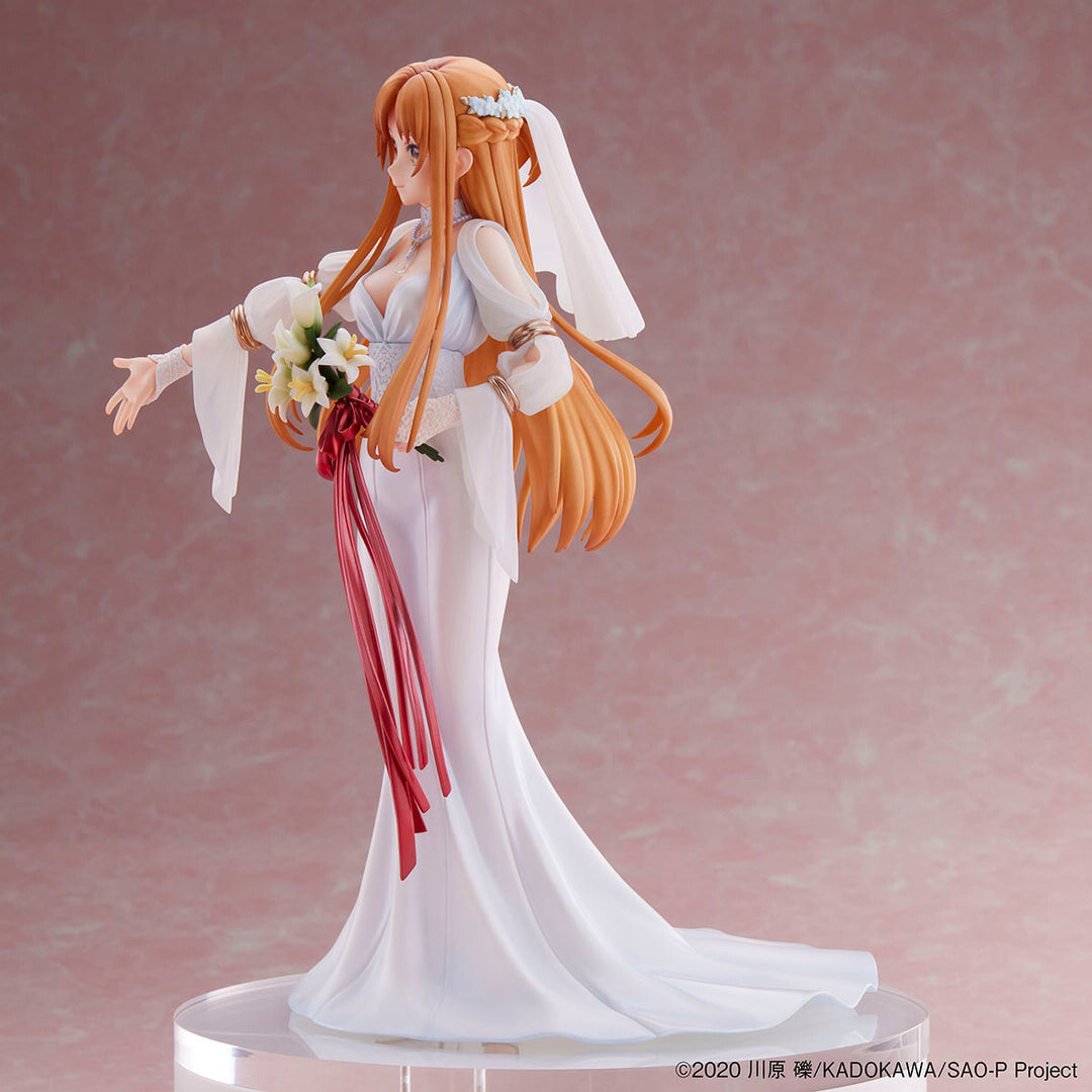 Sword Art Online - Asuna - 1/7 - Wedding Ver. (Design Coco, Parco Oneslash), Franchise: Sword Art Online, Brand: Design Coco, Parco Oneslash As Planning, Release Date: 31. Mar 2025, Type: General, Dimensions: H=248mm (9.67in, 1:1=1.74m), Scale: 1/7, Store Name: Nippon Figures