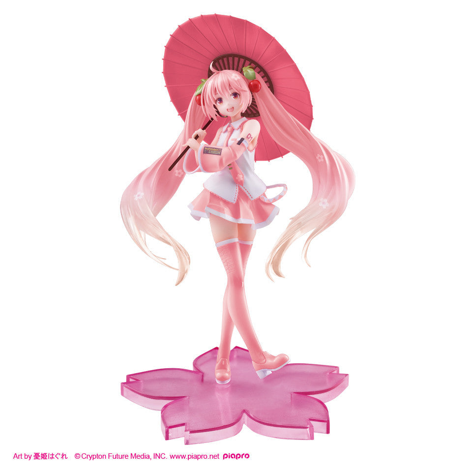 Vocaloid - Hatsune Miku - Taito Kuji Honpo Sakura Miku 2nd Season - Sakura, Wakasa Ver., Pastel Ver. - Last Happy Award (Taito), Franchise: Vocaloid, Brand: Taito, Release Date: 30. Apr 2021, Type: Prize, Dimensions: H=200mm (7.8in), Store Name: Nippon Figures