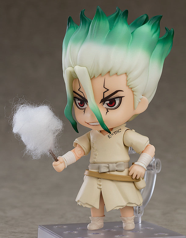 Dr. Stone - Ishigami Senku - Nendoroid #1262 - 2023 Re-release (Good Smile Company), Franchise: Dr. Stone, Brand: Good Smile Company, Release Date: 07. Aug 2023, Type: Nendoroid, Dimensions: H=100mm (3.9in), Store Name: Nippon Figures