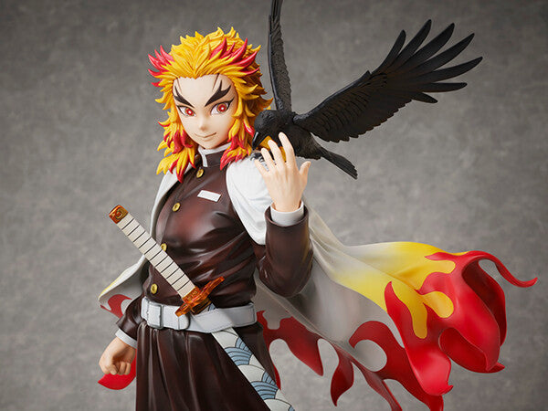 Demon Slayer - Kasugaigarasu - Rengoku Kyojuro - 1/4 (Aniplex, Revolve, Wing), Franchise: Demon Slayer, Brand: Aniplex, Revolve, Wing, Release Date: 07. Mar 2024, Dimensions: H=450mm (17.55in, 1:1=1.8m), Scale: 1/4, Store Name: Nippon Figures