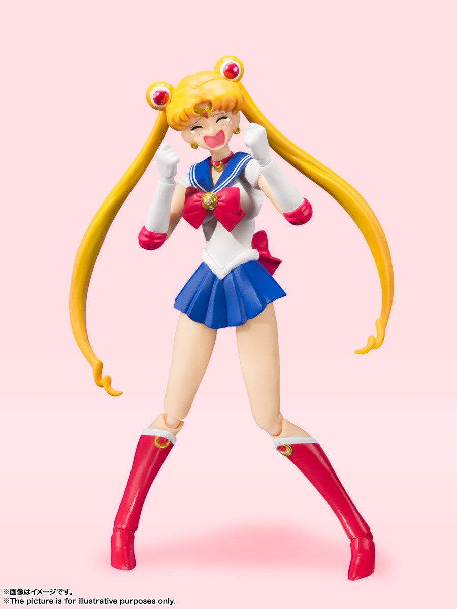 Bishoujo Senshi Sailor Moon - Luna - Sailor Moon - S.H.Figuarts - Animation Color Edition - 2023 Re-release (Bandai Spirits), Franchise: Bishoujo Senshi Sailor Moon, Brand: Bandai Spirits, Release Date: 30. Nov 2023, Type: Action, Dimensions: H=140mm (5.46in), Store Name: Nippon Figures