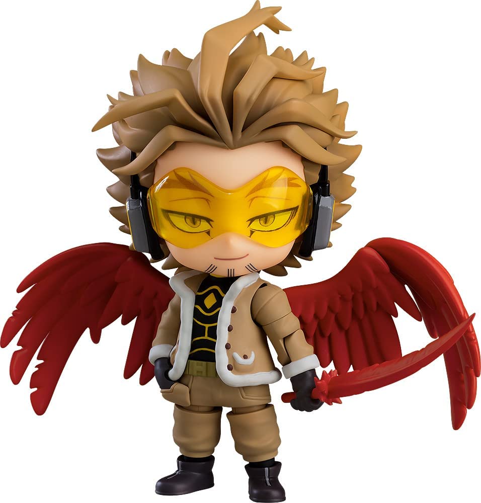 "My Hero Academia - Hawks - Nendoroid #2065 (Good Smile Company, Takara Tomy), Release Date: 30. Sep 2023, Dimensions: H=100mm (3.9in), Nippon Figures"